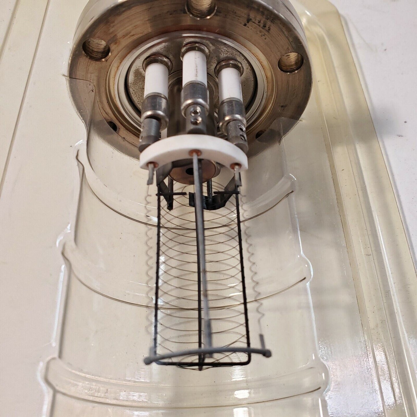 Nude Bayard Alpert Ion High Vacuum Gauge Dual Tungsten Filament 2.75" CF Flange