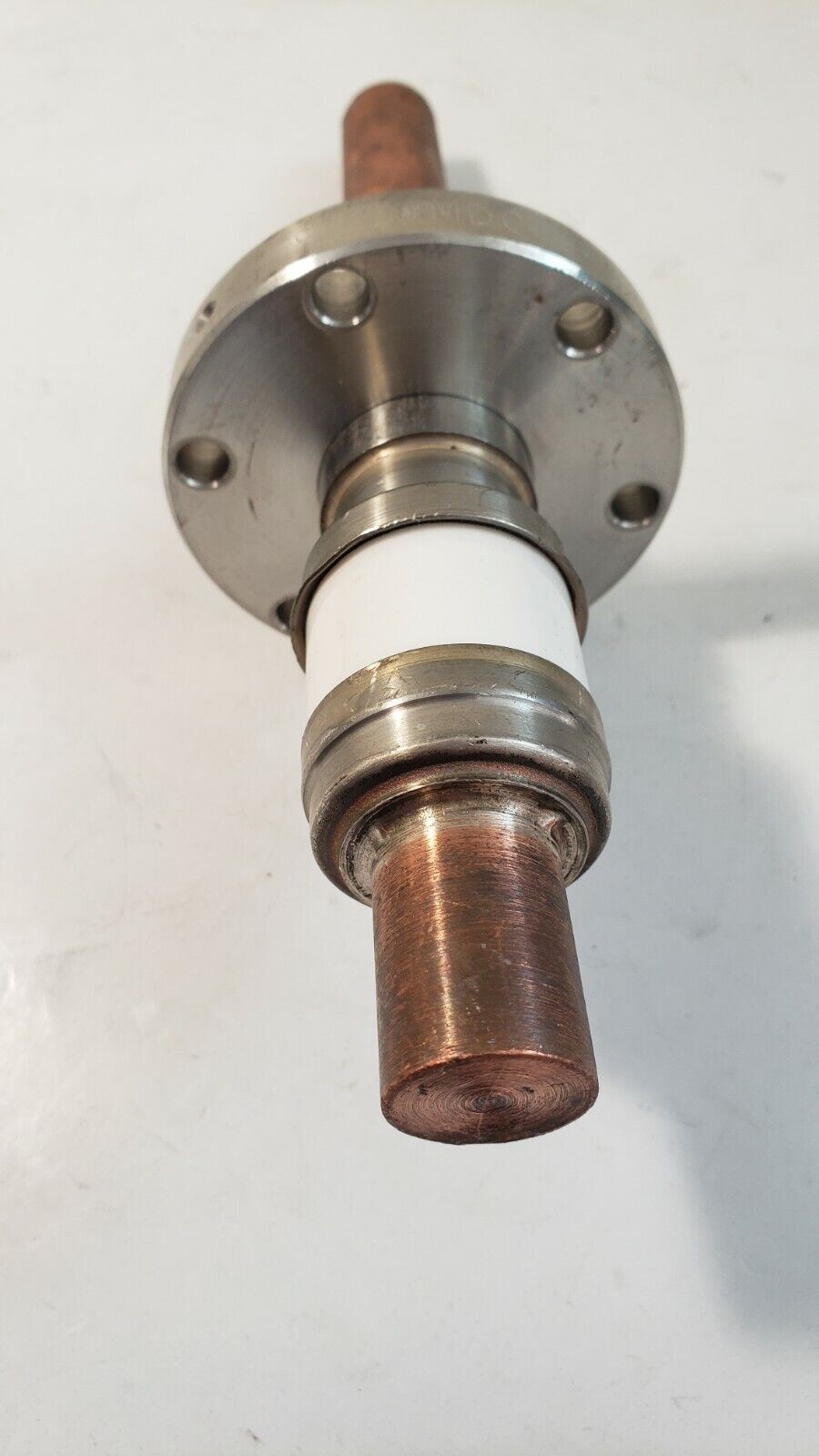 MDC High Current Vacuum Feedthrough 3/4" Copper Bar Rod 2.75" Conflat Flange