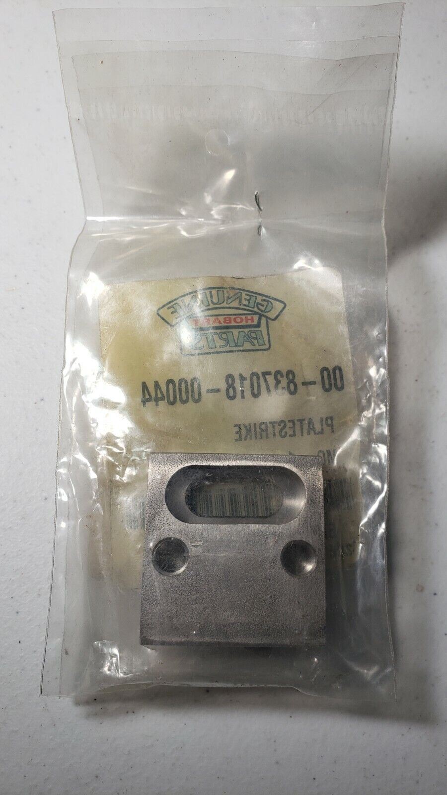 Genuine Hobart OEM 00-837018-00044 PLATE, STRIKE, SLOTTED New Old Stock