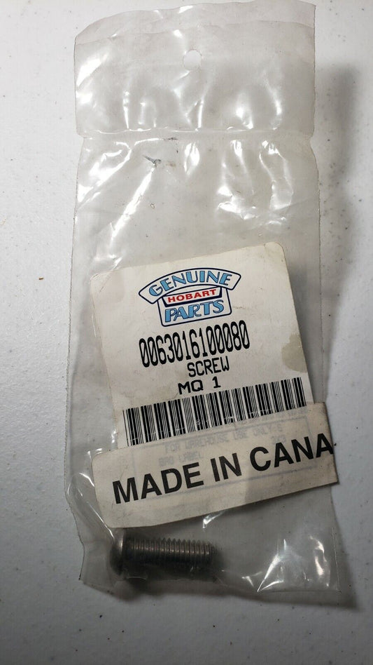 Genuine Hobart 0063016100080 Hex Bolt Screw New Old Stock