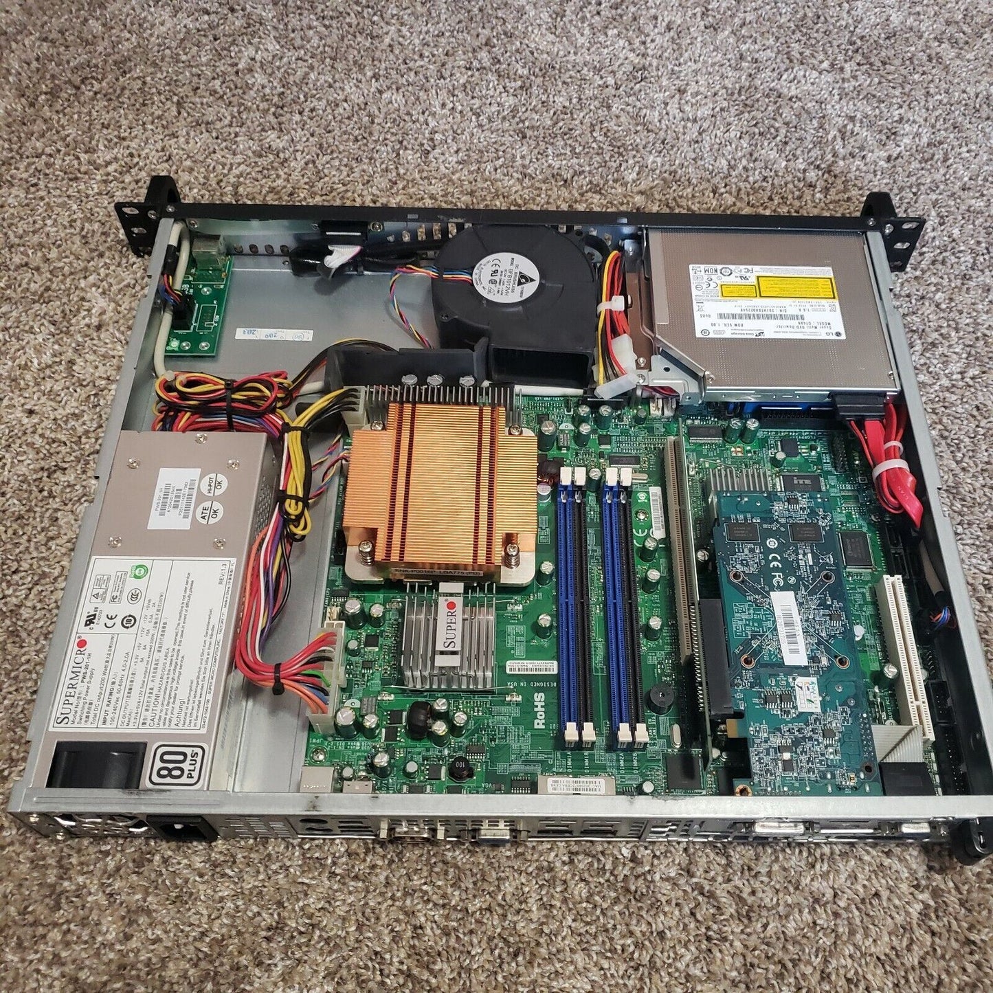 Supermicro 512-2 5015B-MR 1U Server Rack Mount NO CPU, RAM