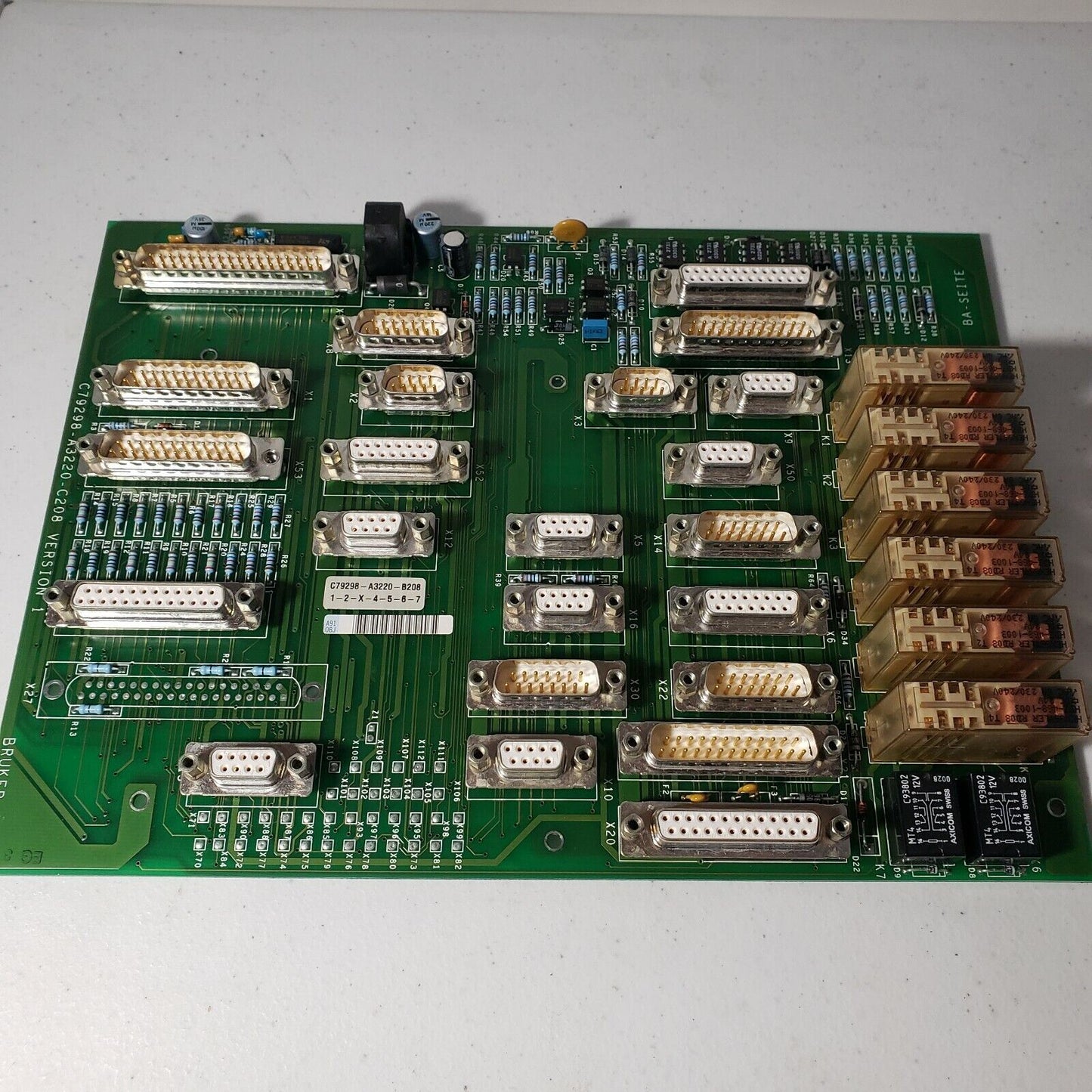 Bruker AXS XRD D8 C79298-A3220-B208 Main Controller Motor Encoder Breakout Board