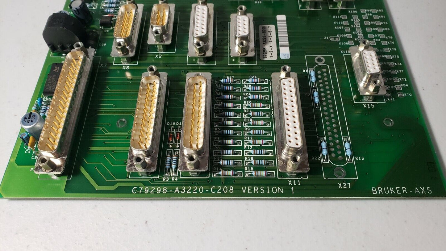 Bruker AXS XRD D8 C79298-A3220-B208 Main Controller Motor Encoder Breakout Board