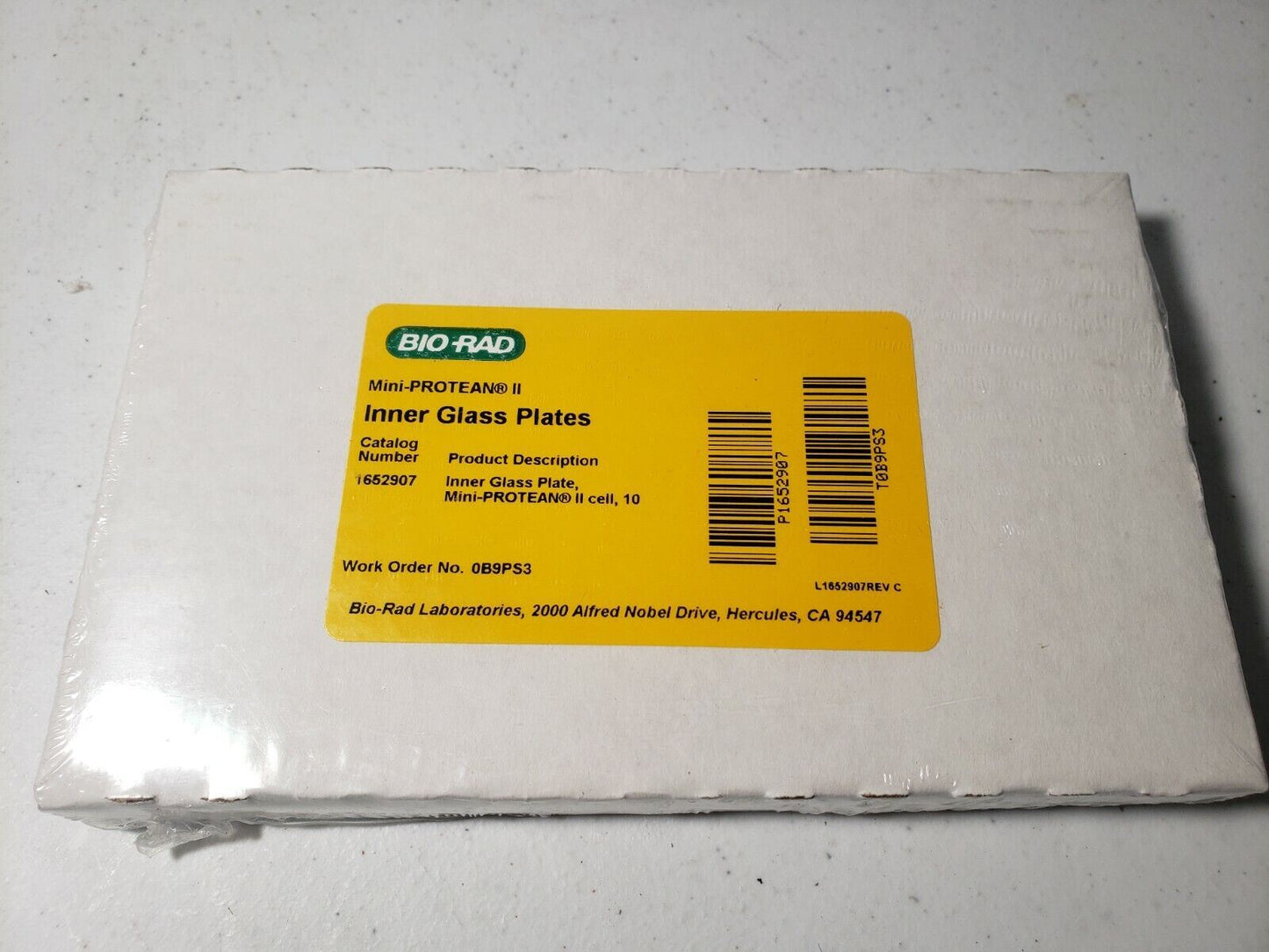 BioRad Inner Glass Plates Cat. No. 1652907 For Mini-PROTEAN II Cell, 10 Count