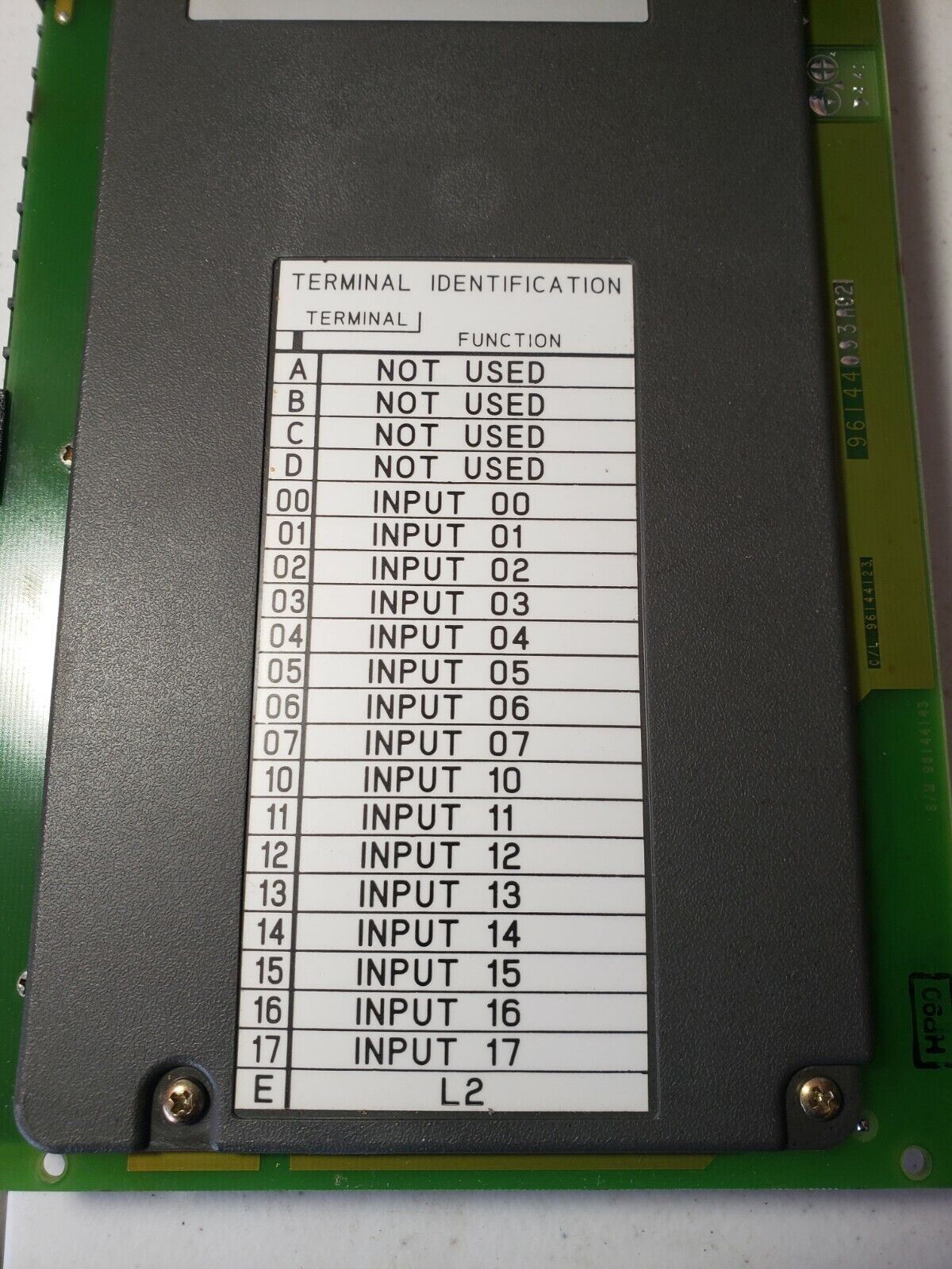 AB 1771-IAD/C 120V AC/DC Input Module PLC-5 Allen-Bradley