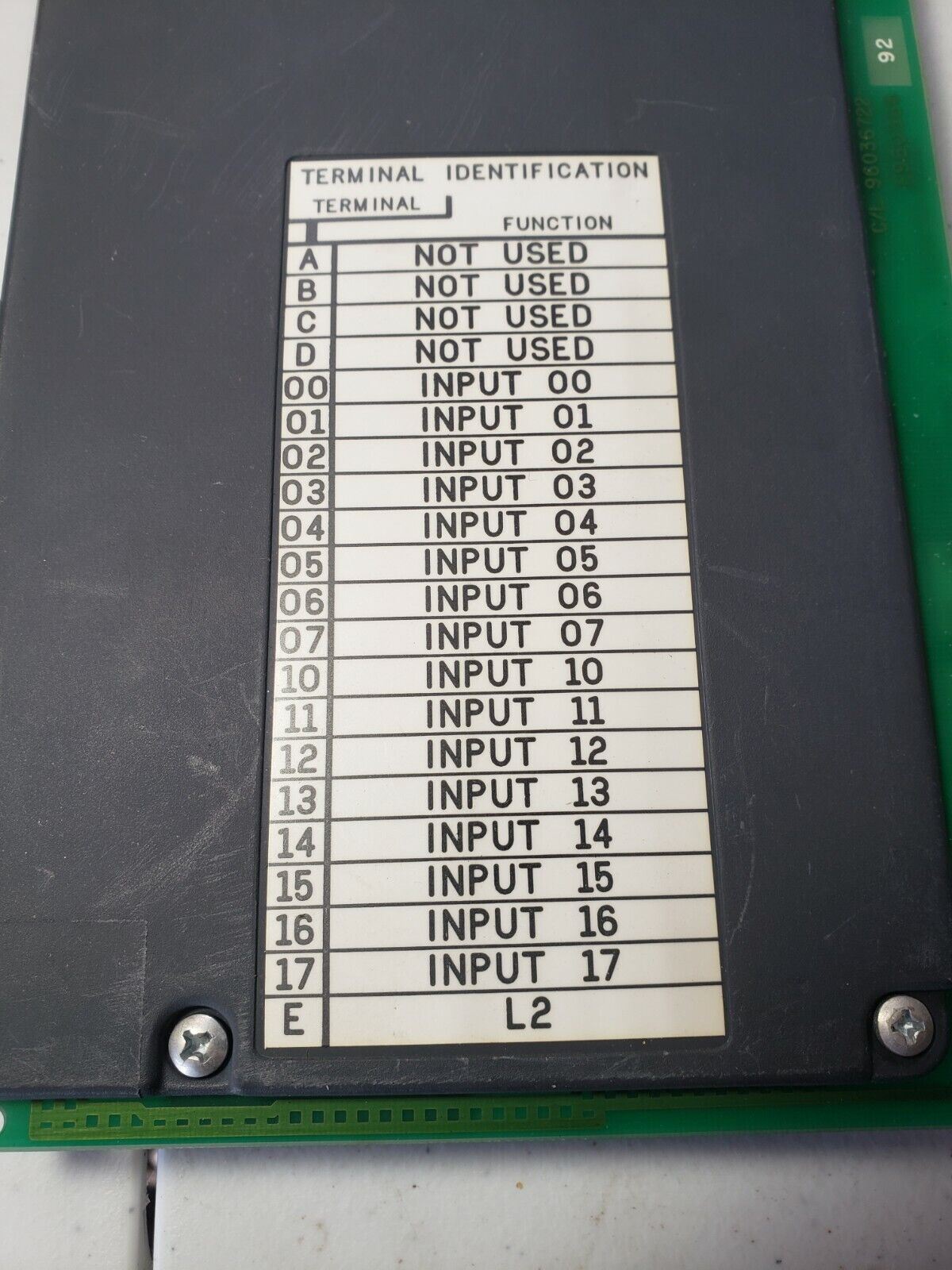 AB 1771-IAD 120V AC/DC Input Module PLC-5 Allen-Bradley