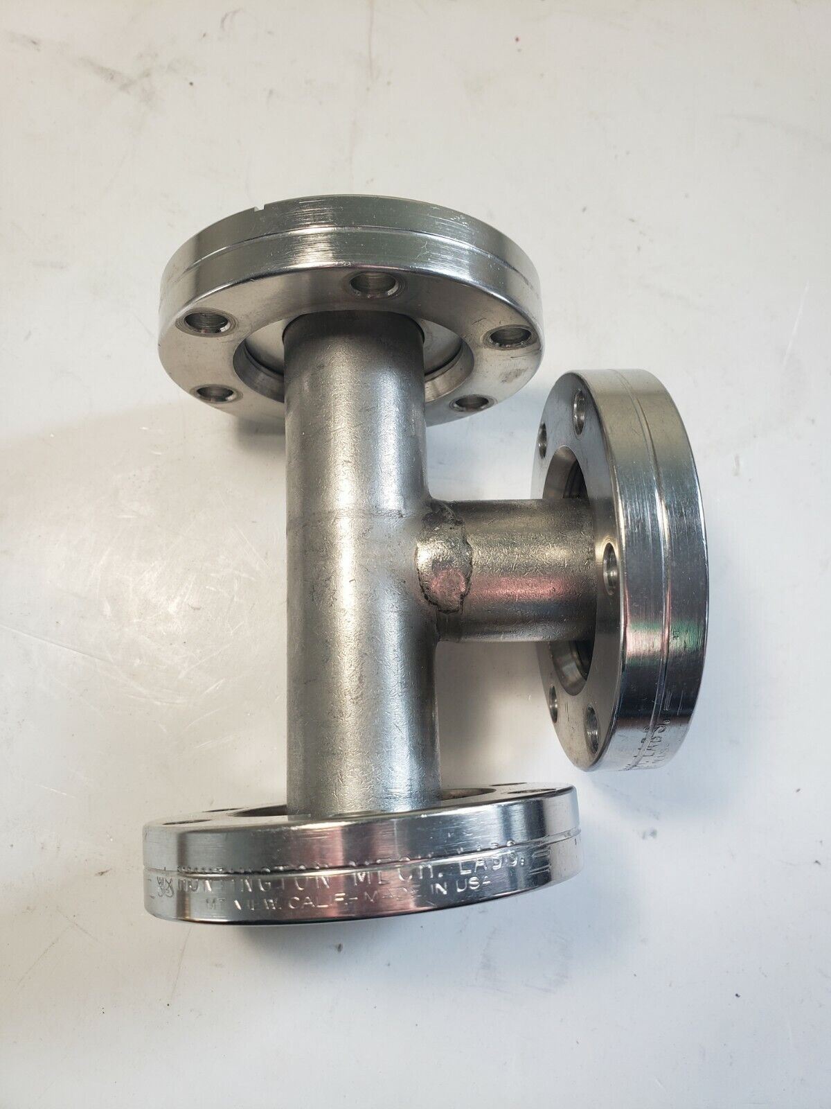 DN40CF 2-3/4" CF Conflat Tee Flange DN35CF 2.75" Stainless Steel
