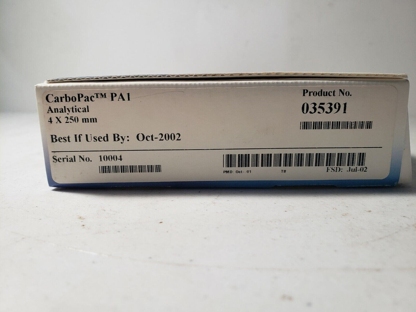 Dionex CarboPac PA1 Standard Bore Analytical Column P/N 035391 Thermo Scientific