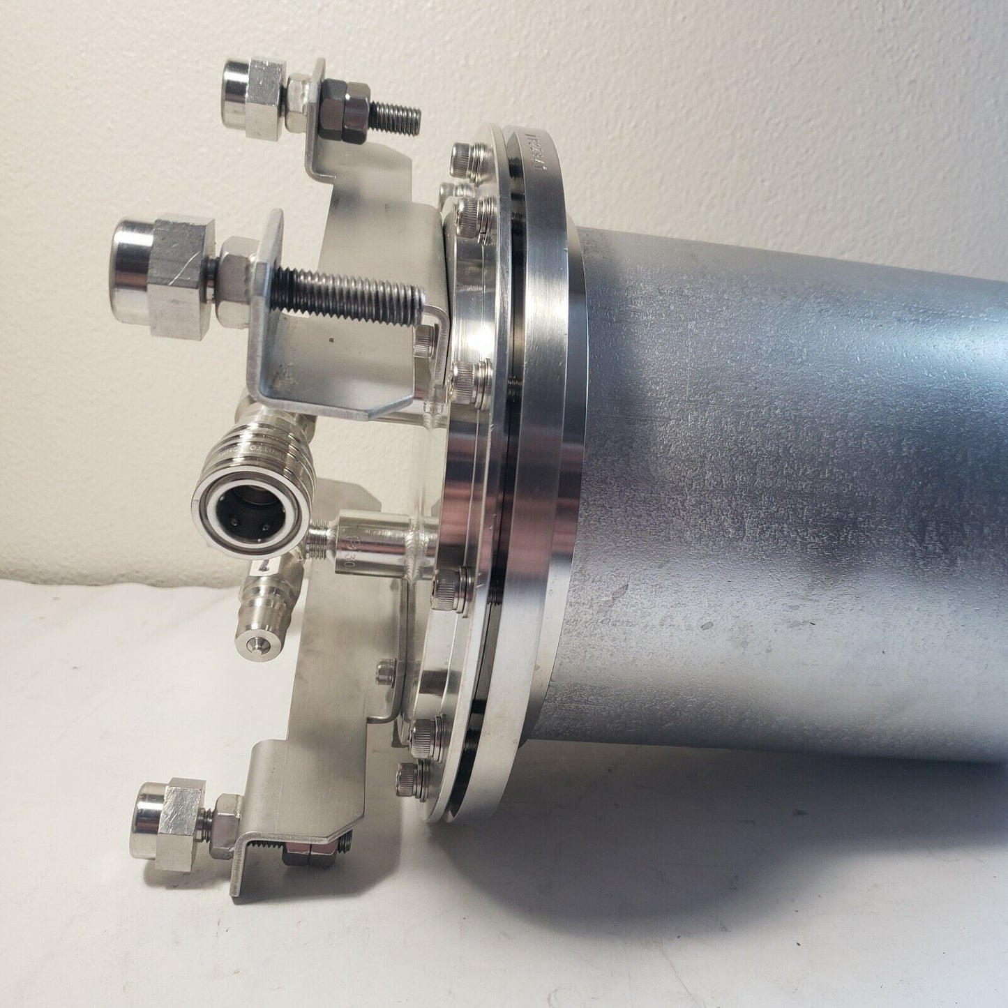 Stainless Steel UHV High Vacuum Chamber KF40 Flanges 1/4" VCR Valve