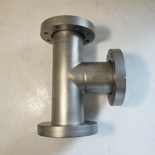 4.5" CF Tee Conflat DN63CF Bent Knife Edge Stainless Steel