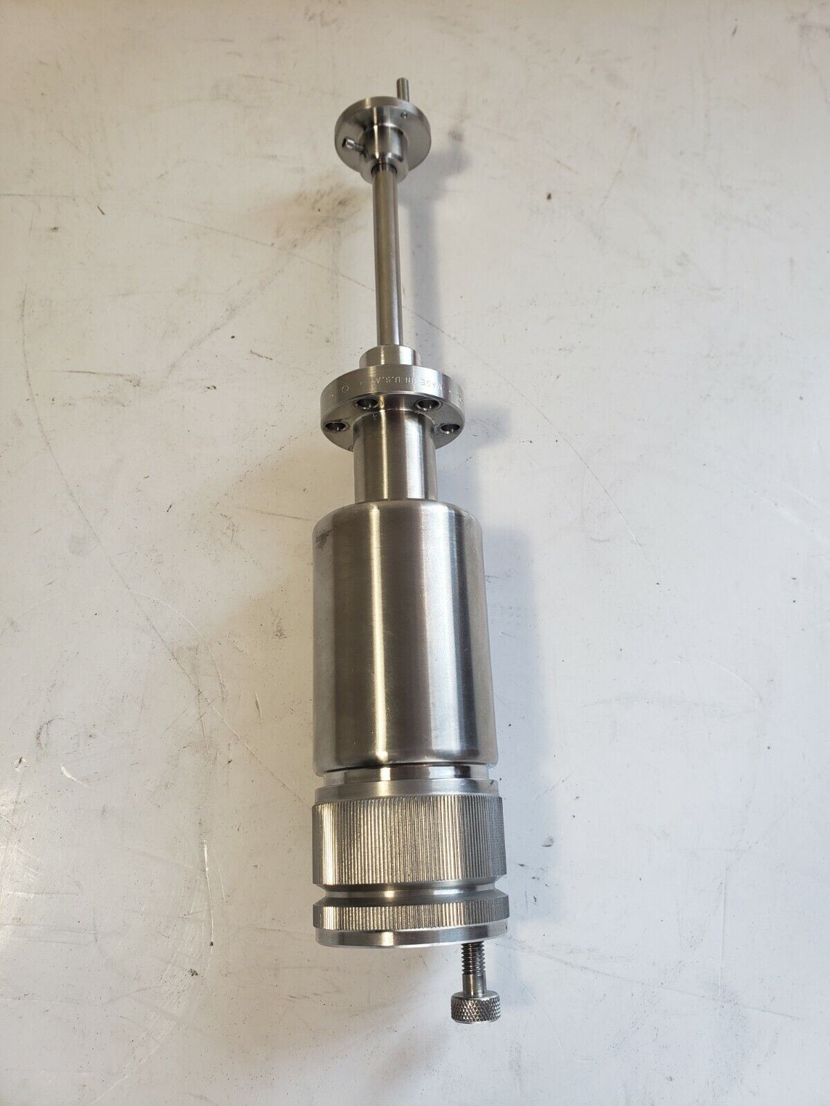 Varian 954-5151 w/ DN16CF 1.33" Mini CF Conflat Flange Rotation Feedthrough UHV