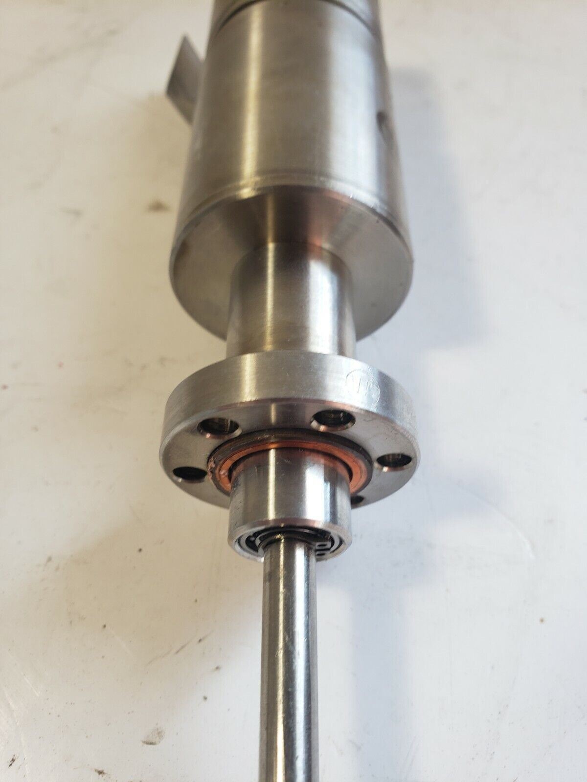 Varian 954-5151 w/ DN16CF 1.33" Mini CF Conflat Flange Rotation Feedthrough UHV