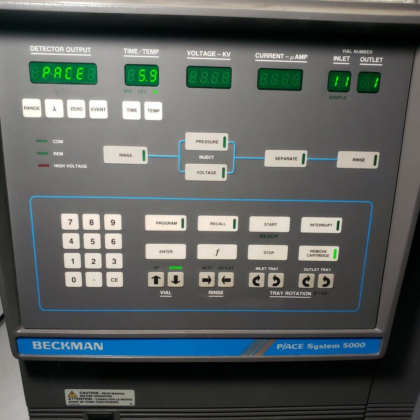 Beckman P/ACE 5000 Capillary Electrophoresis System w/ Manuals
