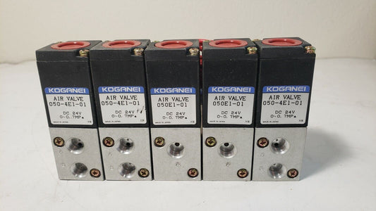 KOGANEI 050E1-01 5-Slot Solenoid Valve Manifold Pneumatic 24v 0-0.7 MPa Pressure