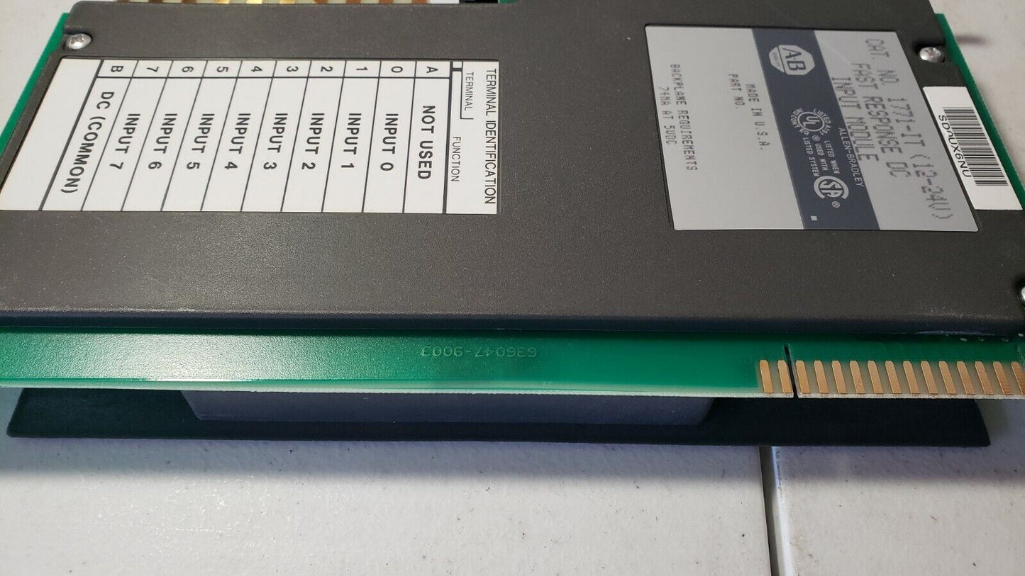 AB Allen Bradley Fast Response DC Input Module 1771-IT (12-24V)