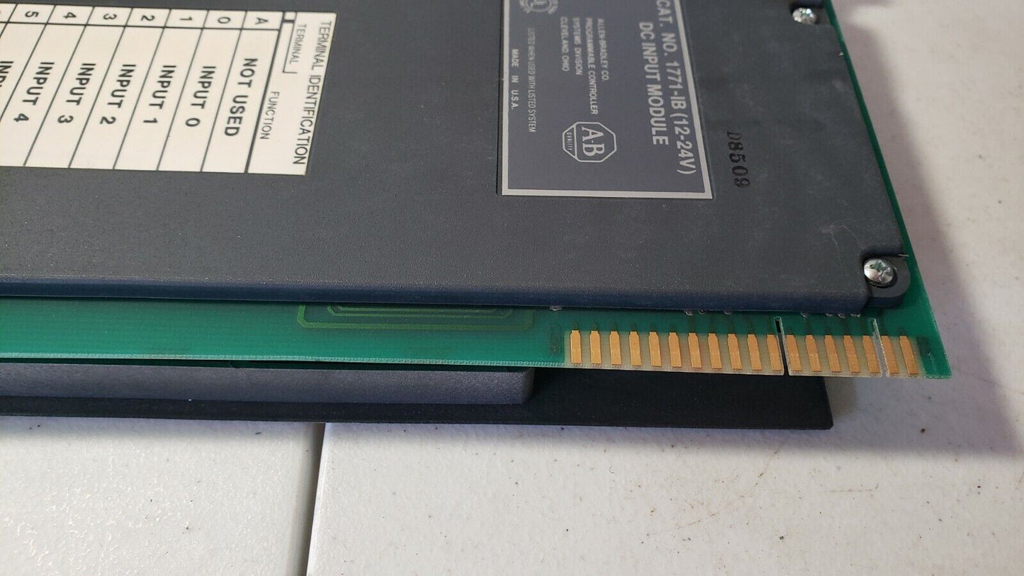 AB/Allen-Bradley 1771-IB (12-24V) DC Input Module Cat. No. 1771-IB