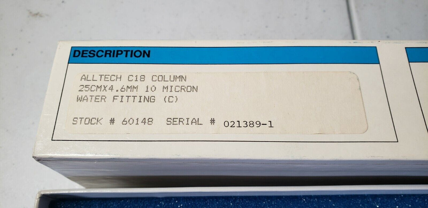 Alltech 60148 Alltima C18 Analytical HPLC Column 25cm x 4.6 mm, 10 µm ECONO