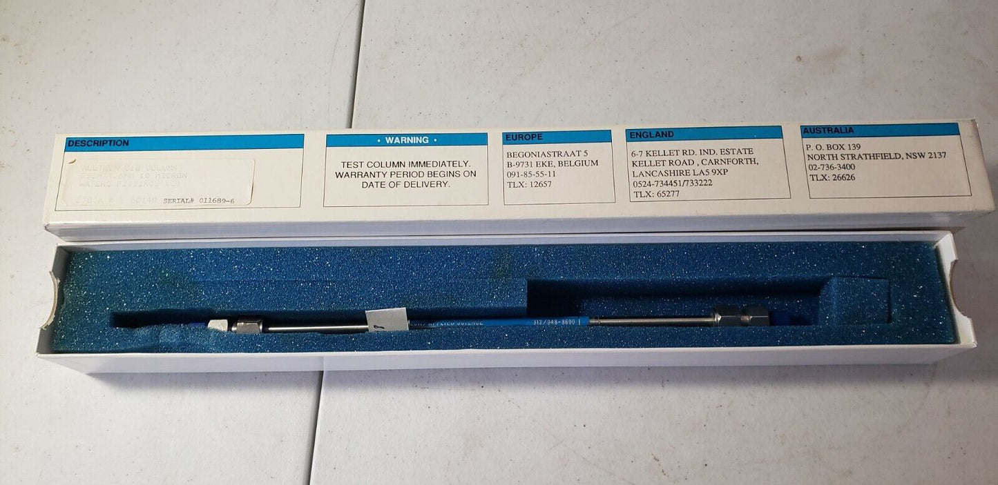 Alltech 60148 Alltima C18 Analytical HPLC Column 25cm x 4.6 mm, 10 µm ECONO