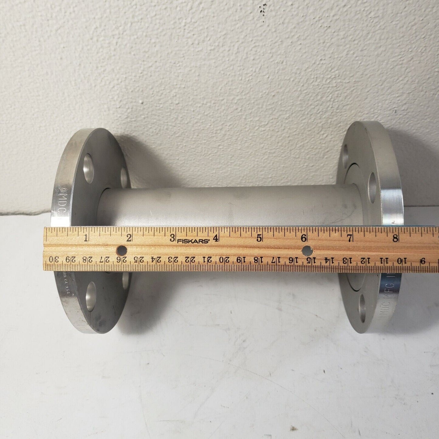 ASA 200 Stainless 6" OD MDC Flange Full Nipple Fixed Rotatable Tube 8" Long