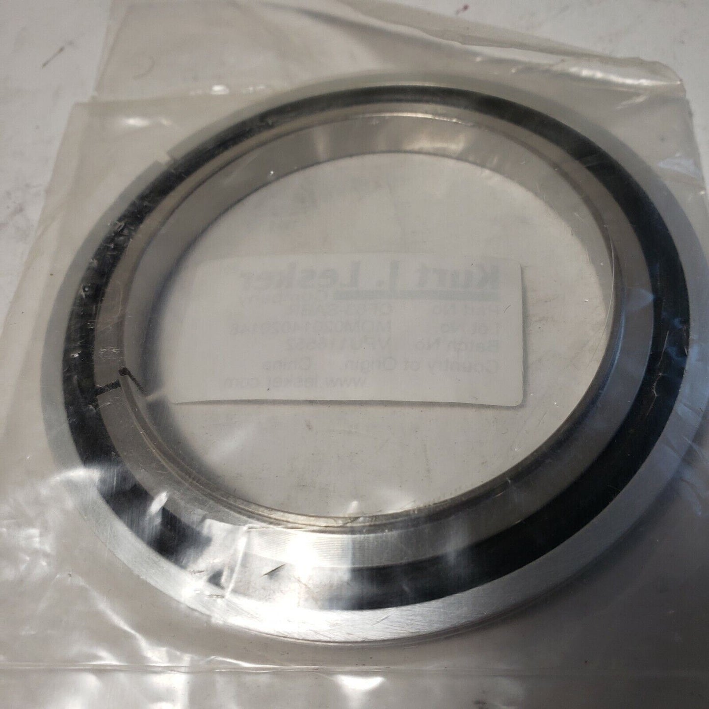 Kurt J Lesker QF63-SABR ISO-K ISO-F 63 Vacuum Centering Ring ISO63 SS/Aluminum