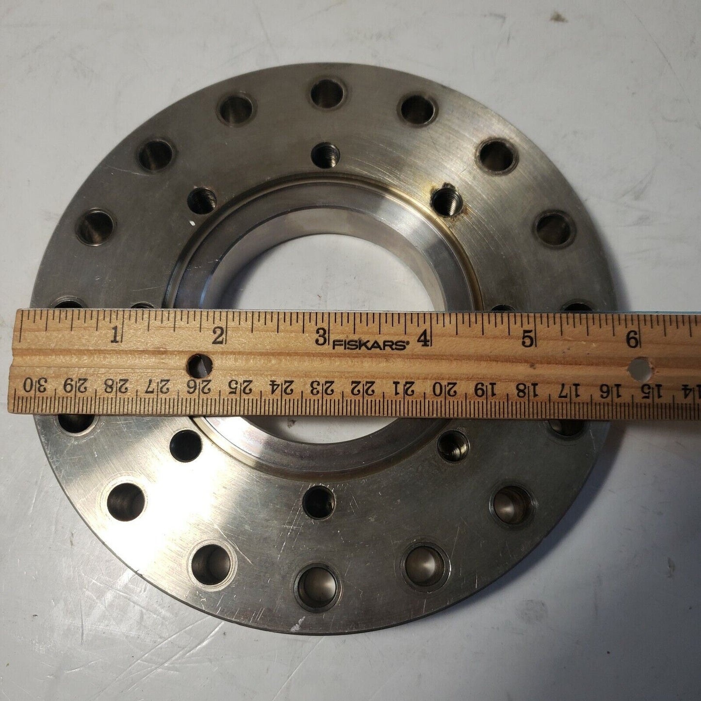 MDC DN63CF 4.5" To DN100CF 6" Zero Length Adapter High Vacuum Stainless Knife