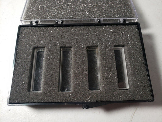 (4x) Starna Rectangular Cell 5mm Path Length UV Quartz Spectrosil Q Cuvette