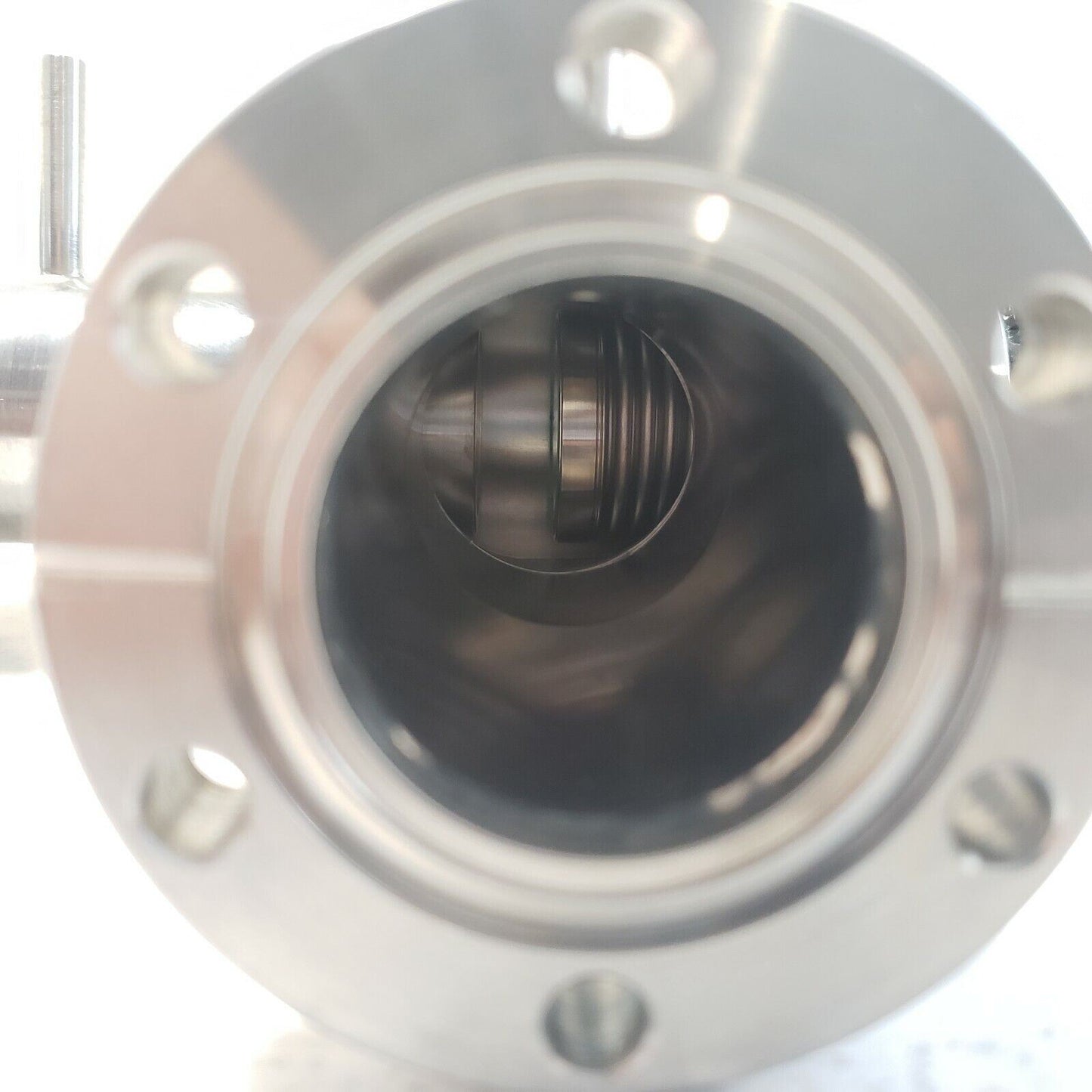 Hastings Tee Manual Valve VRD-38 Bellows High Vacuum 2.75" DN35CF-DN40CF Conflat