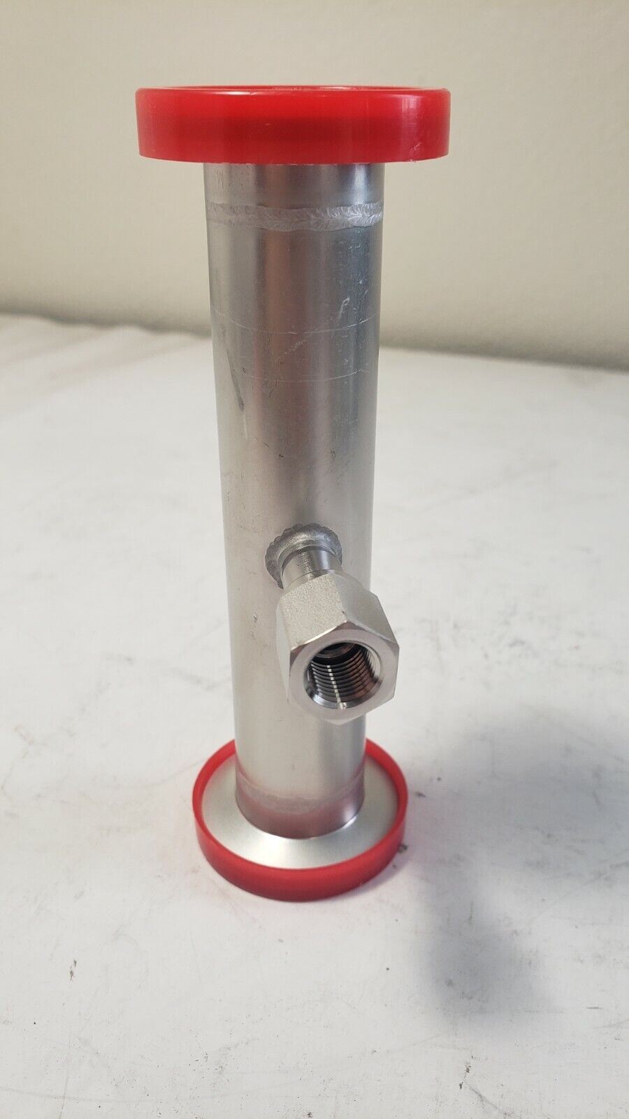 HPS MKS Tee Full Nipple KF25 NW25 QF25 High Vacuum With 3/8" Swagelok NPT Port