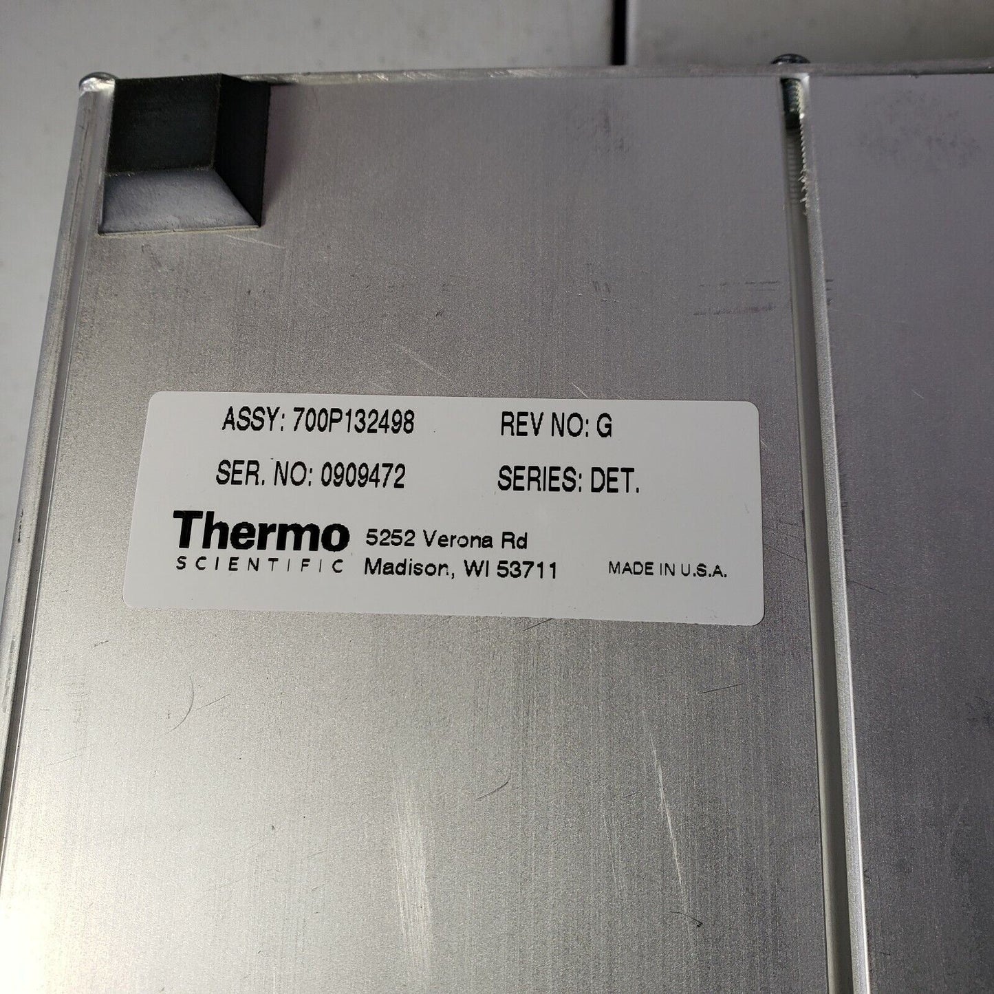 Thermo Electron LN2 6732A-1NUS-SN EDAX EDS Detector W/ Position Controller