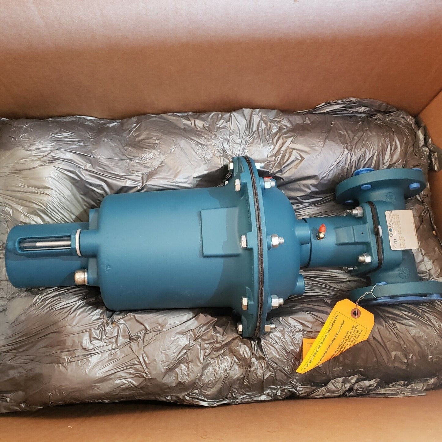 ITT Dia-Flo Diaphragm Valve 1.5-2529-TM-34-3226-P1 CWP 175 Lined Weir Body Iron