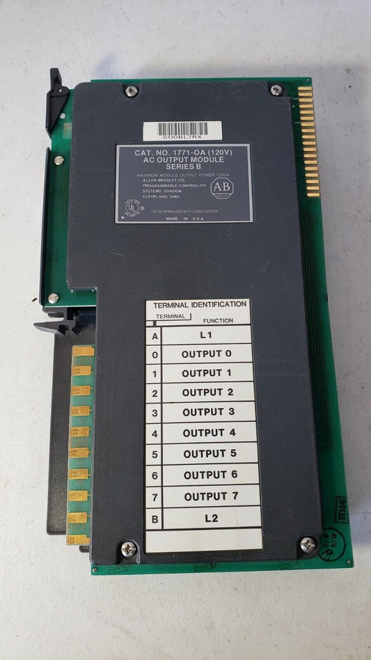 Allen Bradley output module 1771-OA AC 120V 720W