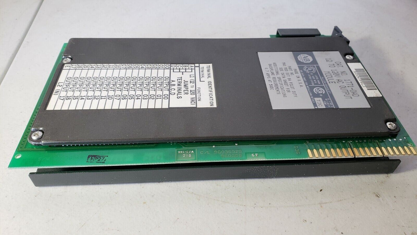 Allen Bradley Output Module 1771-OAD 12 to 120v AC