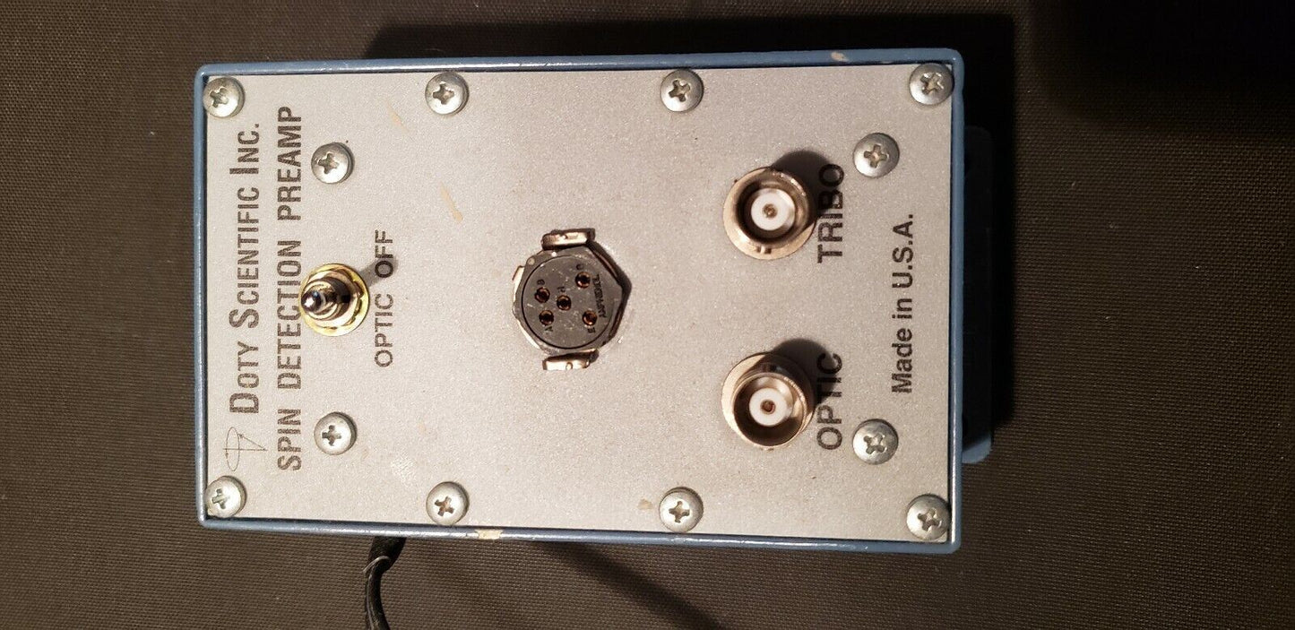 Doty Scientific Spin Detection Preamp for NMR System w/ AC Adapter