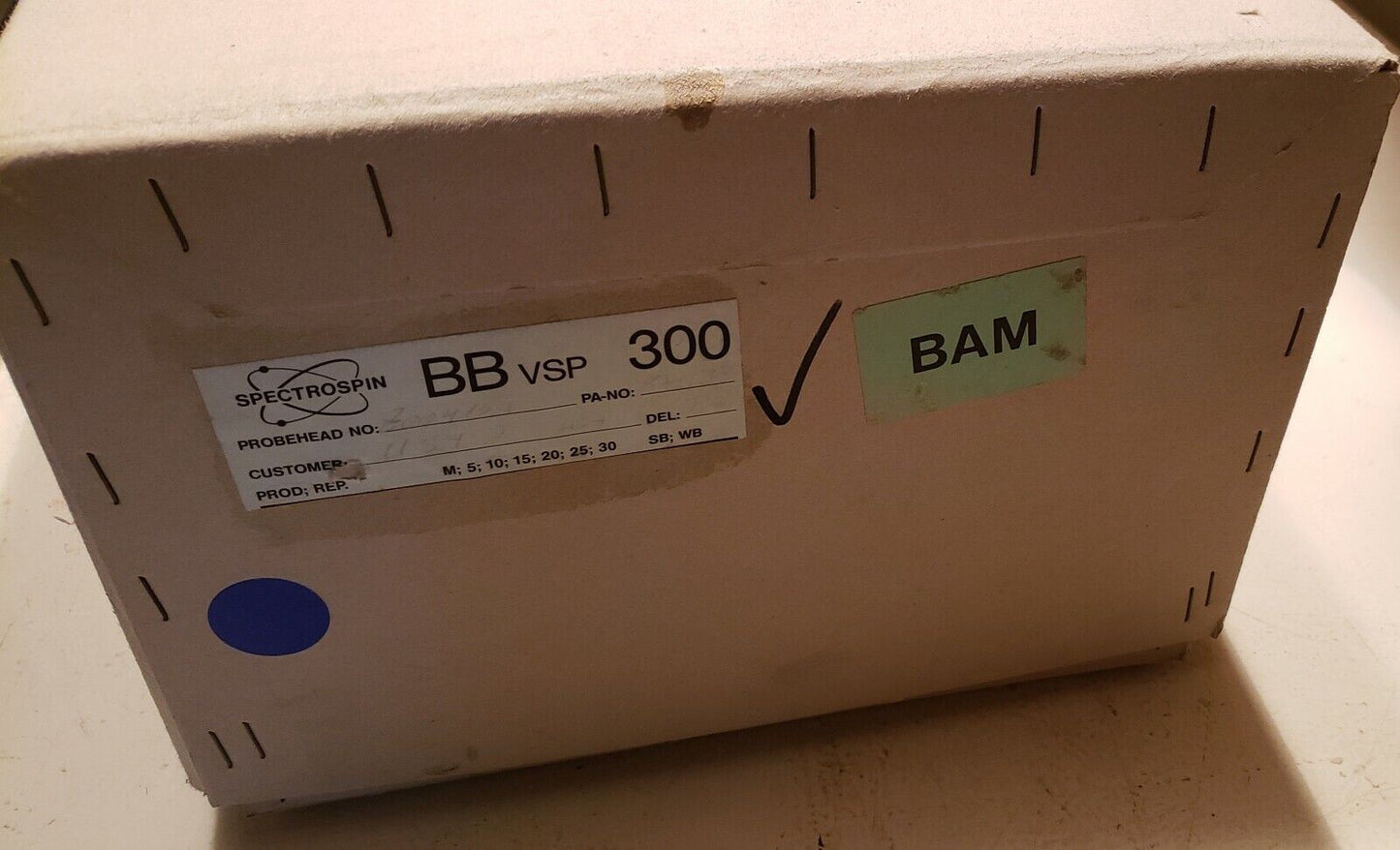 Bruker Spectrospin 300 MHz WB Liquids NMR Probe 1H 2H BroadBand BB