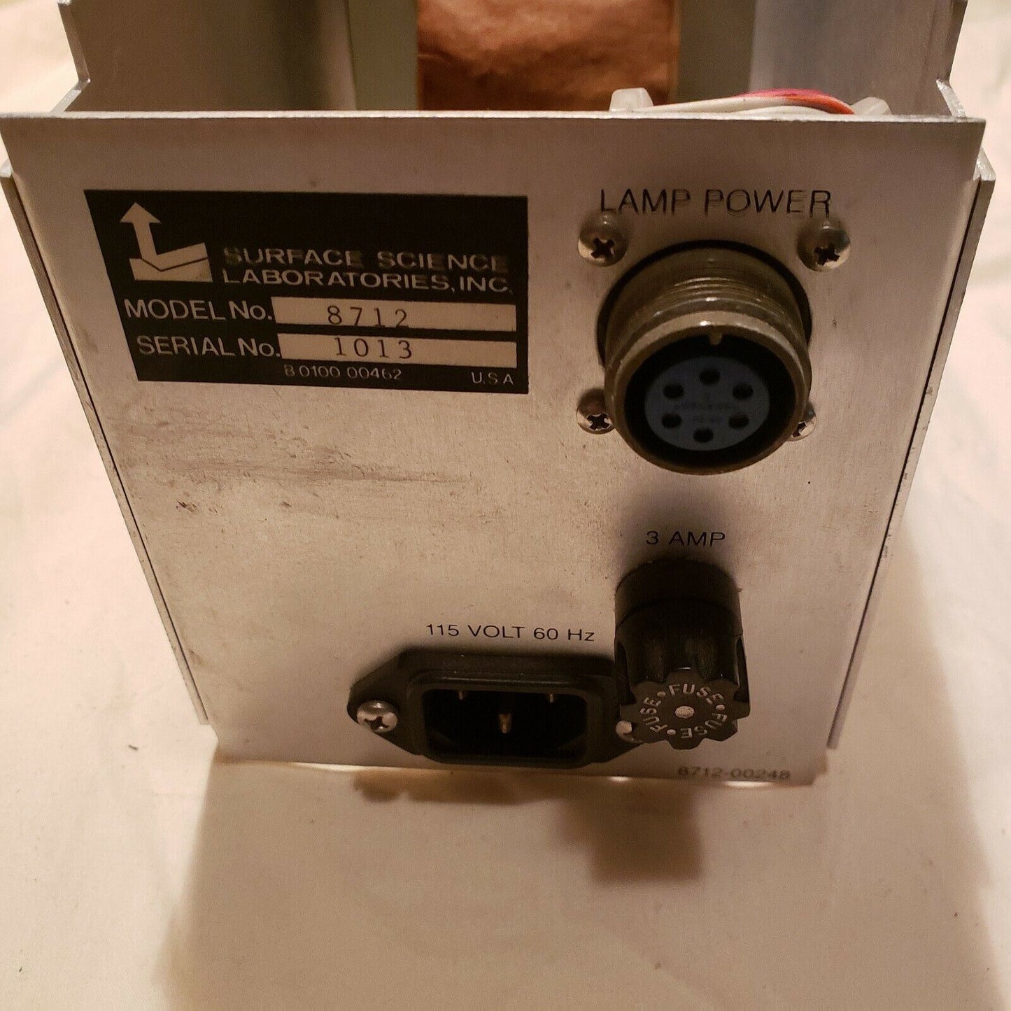 Surface Science Laboratories 8712 Lamp And Heater Power For SSX XPS System