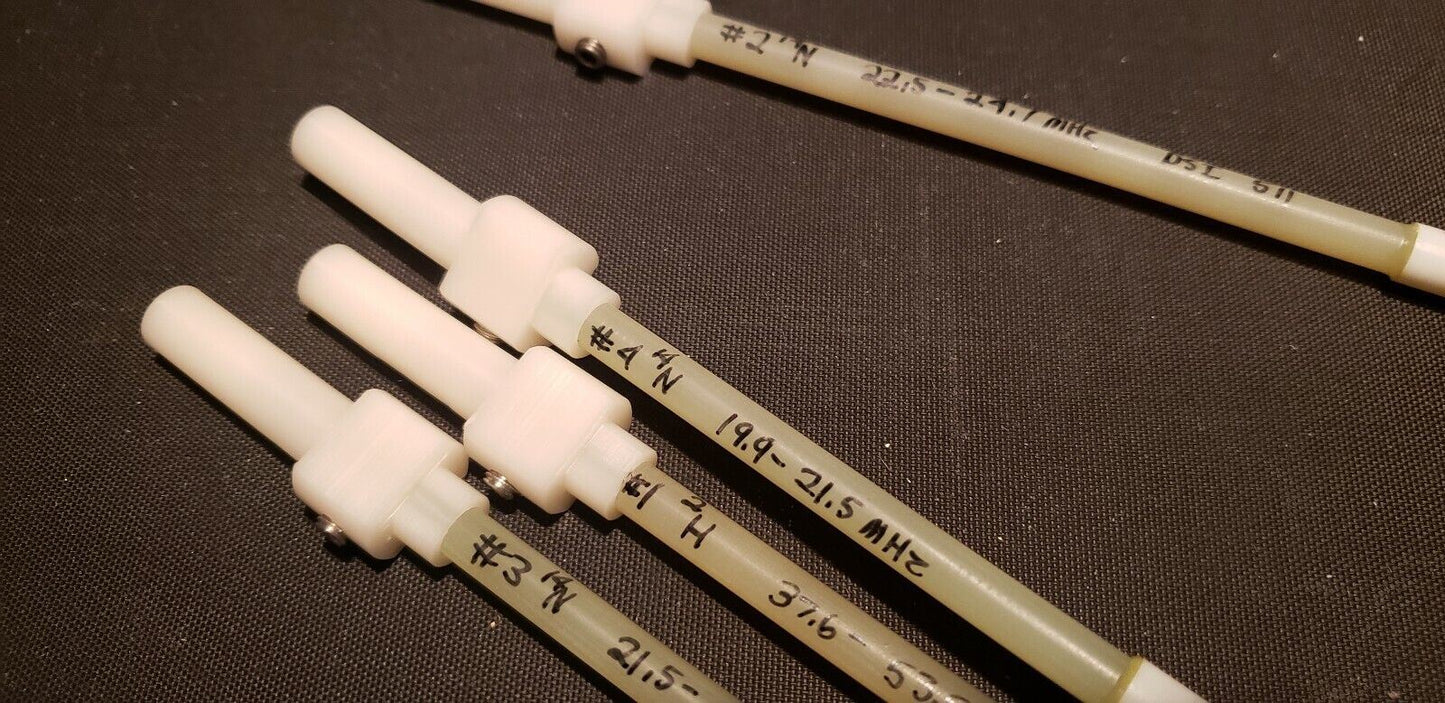 Four Doty Scientific High Voltage Capacitor Wands 14N 2H for NMR System RF MHz