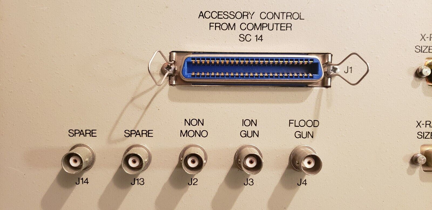 Fisons Instruments I-8704B Computer Connection Panel For SSX XPS System