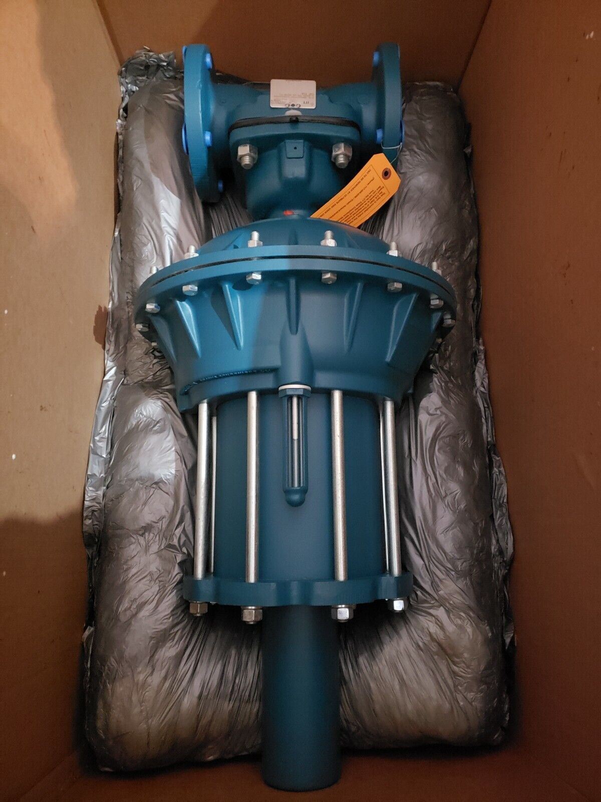 ITT Dia-Flo 3-2529-TM-34-3278-P1 CWP 150 Valve Tefzel Lined PTFE Weir 7.5" OD