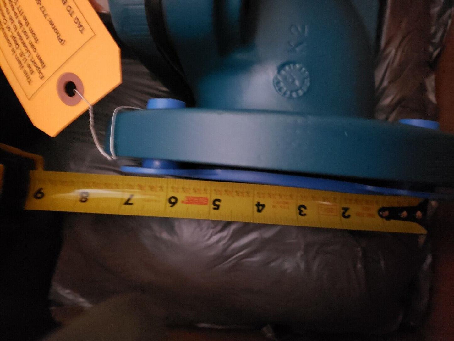 ITT Dia-Flo 3-2529-TM-34-3278-P1 CWP 150 Valve Tefzel Lined PTFE Weir 7.5" OD