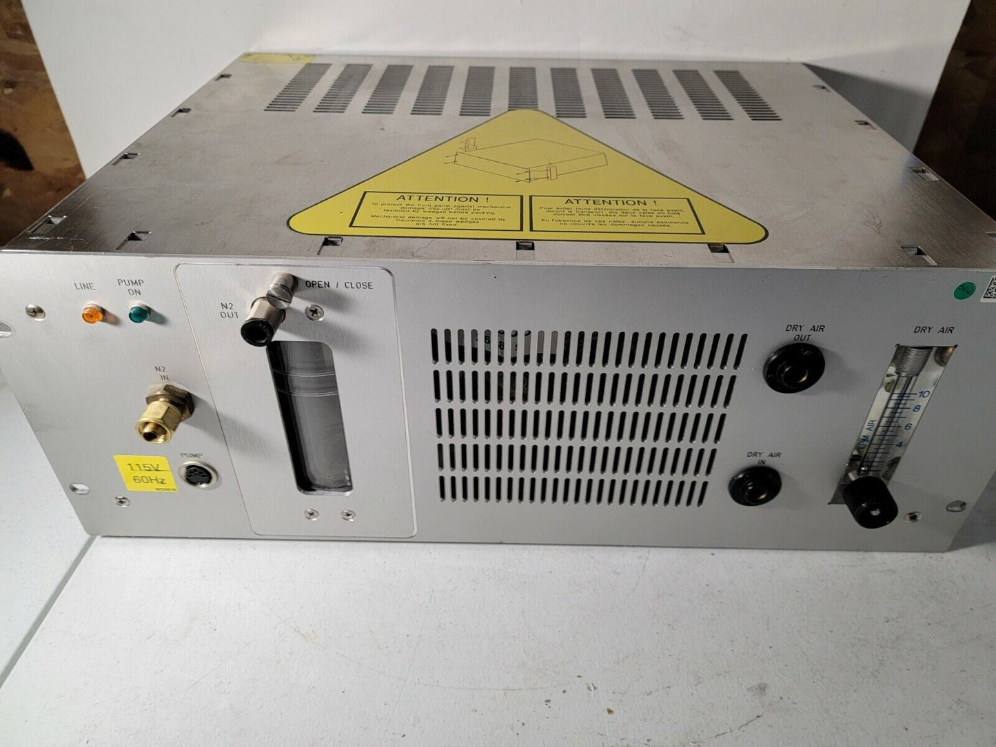 Bruker W1215012 LT4 Unite Pneumatic Nitrogen Air Controller MAS Magic Angle Spin