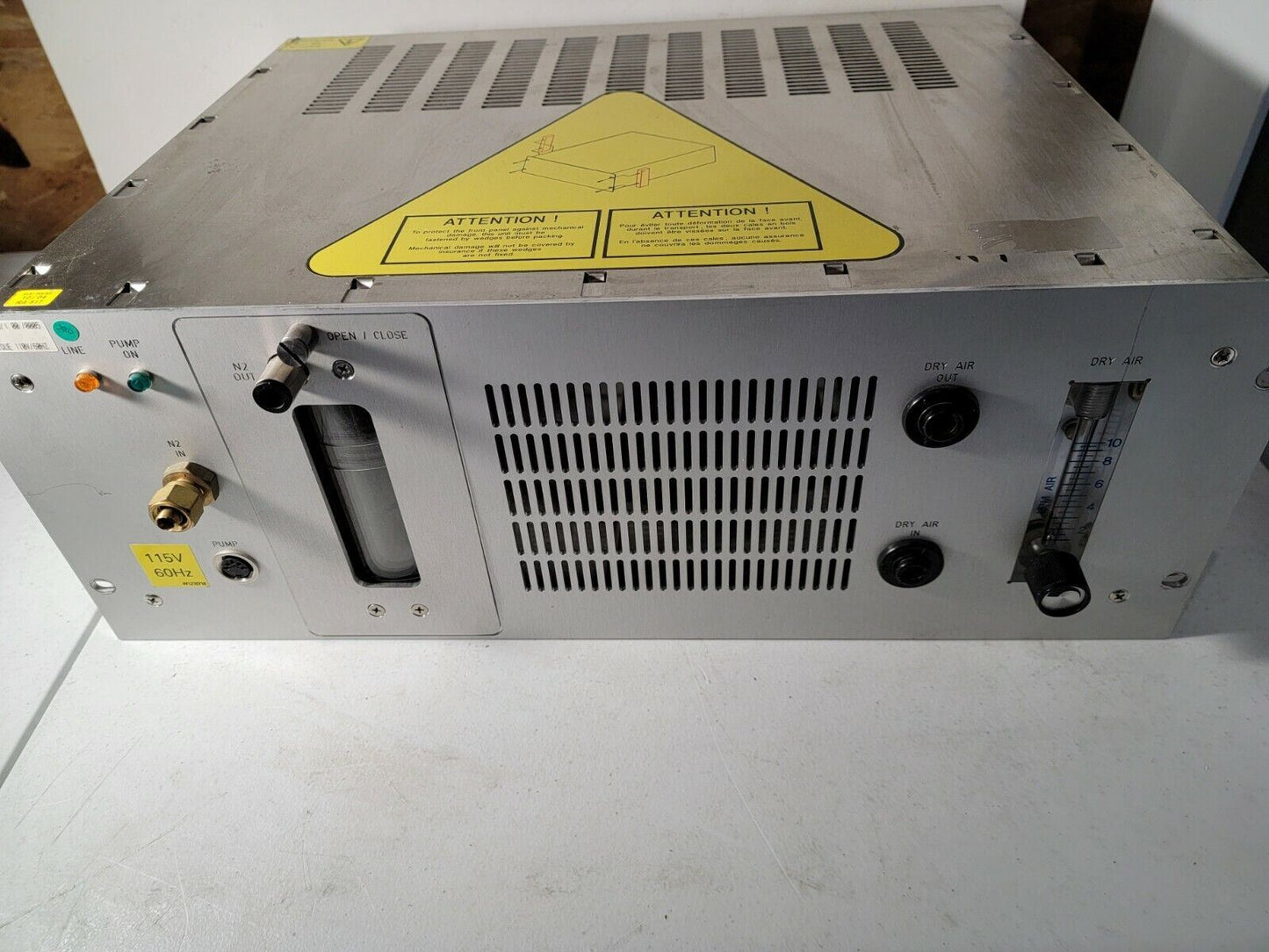 Bruker W1215012 LT4 Unite Pneumatic Nitrogen Air Controller MAS Magic Angle Spin