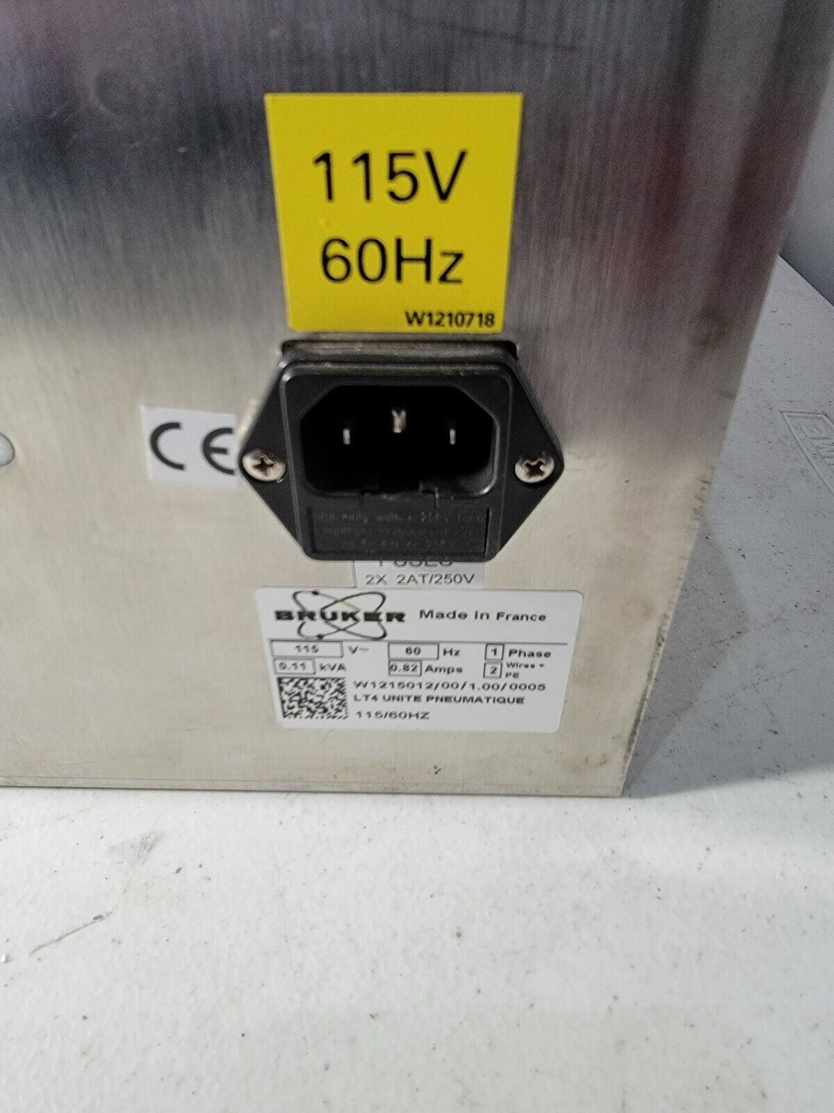 Bruker W1215012 LT4 Unite Pneumatic Nitrogen Air Controller MAS Magic Angle Spin