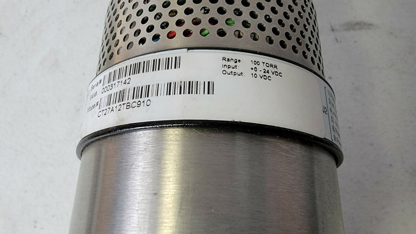 MKS CT27A12TBC910 Baratron Capacitance Manometer Pressure Transducer 1/2" VCR