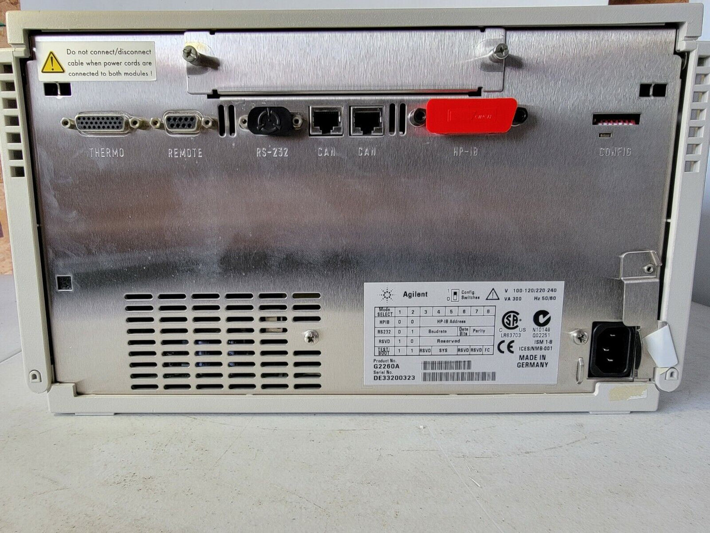 Agilent G2260A Preparative LC Autosampler PrepALS 1100 Series HPLC
