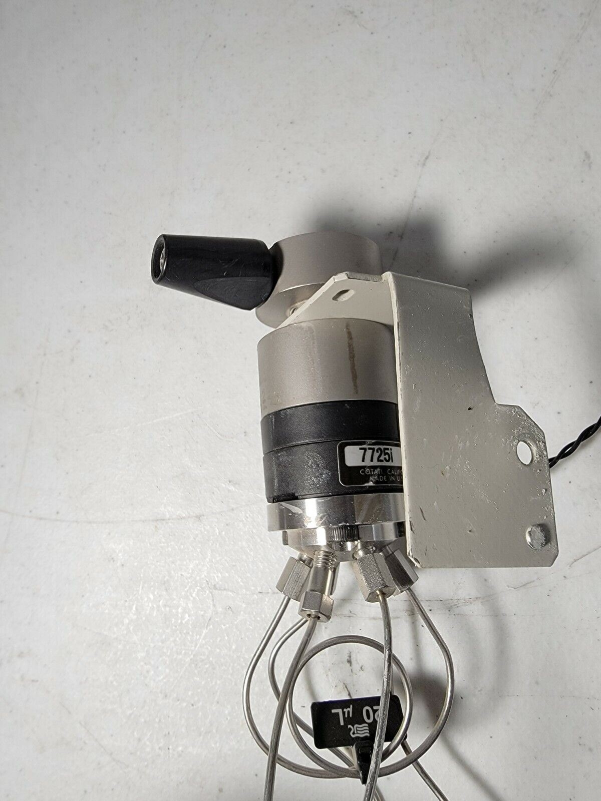 Rheodyne 7725i Manual Injection Valve w/ 20uL Sample Loop and Connecting Tubes