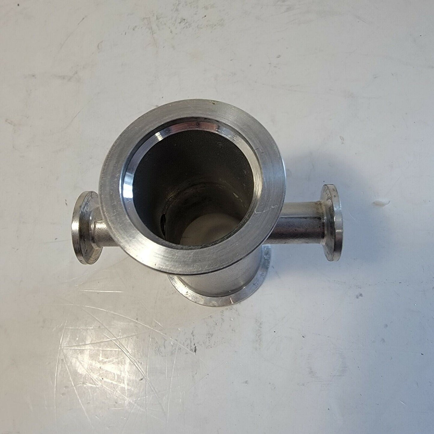 KF40 NW40 Cross Reducer Adapter Tee 4-Way To KF16 NW16/KF10 NW10 High Vacuum