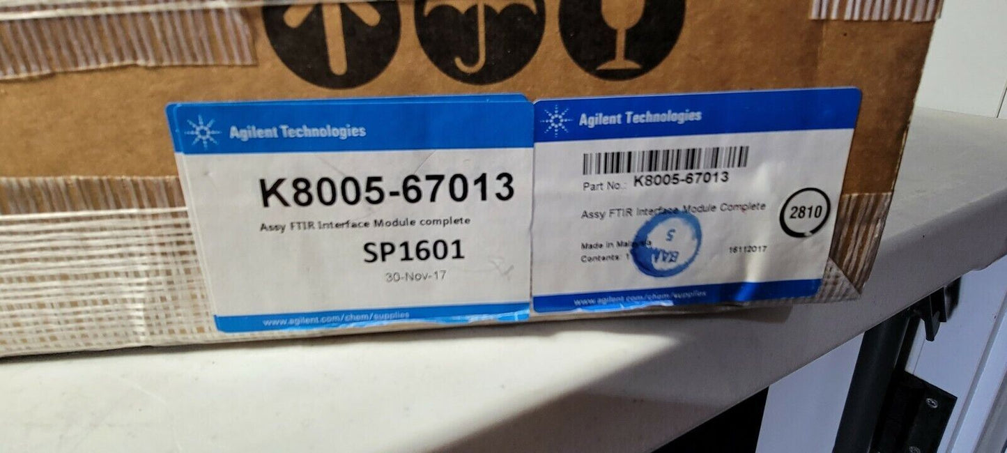 Agilent K8005-67013 Complete Assy FTIR Interface Module Assembly OEM Replacement