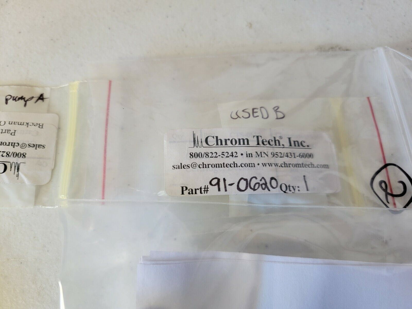 Beckman HPLC Inlet Filters And Check Cartridges USED P/N: 240790, 91-0621, more