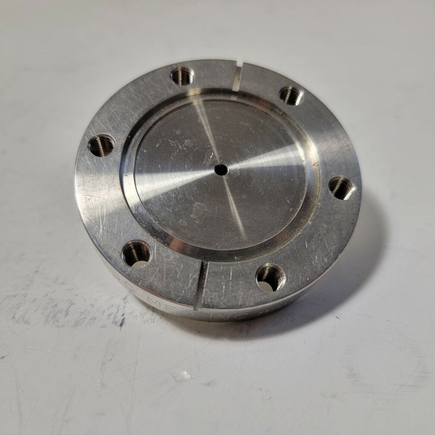 MDC 2.75" DN35CF-DN40CF Blank Flange With Center Rod Stainless Steel High Vacuum