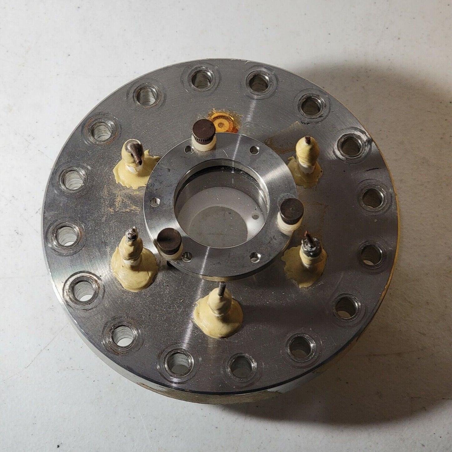 Homemade 6" DN100CF Viewport Flange Conflat High Vacuum Through-Hole